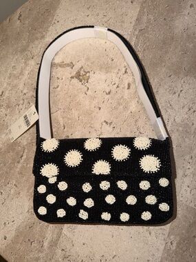 Anthropologie Maeve Fiona Beaded  Bag Geometric Edition NWT